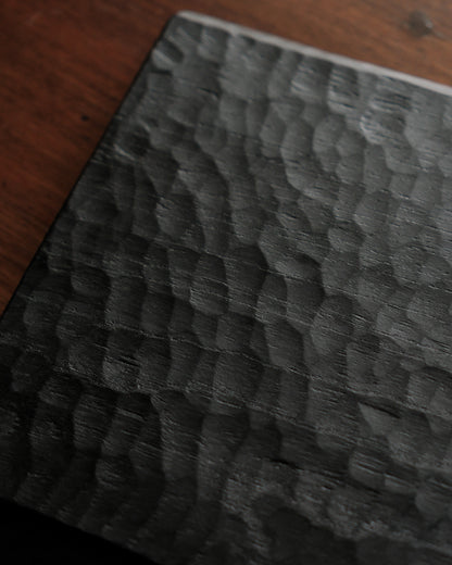 鑿刻木板皿 VIII