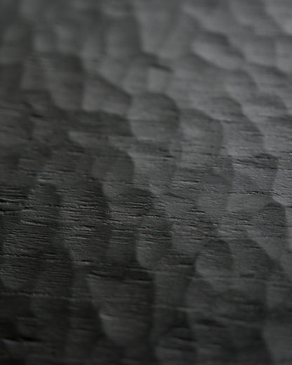 鑿刻木板皿 VIII