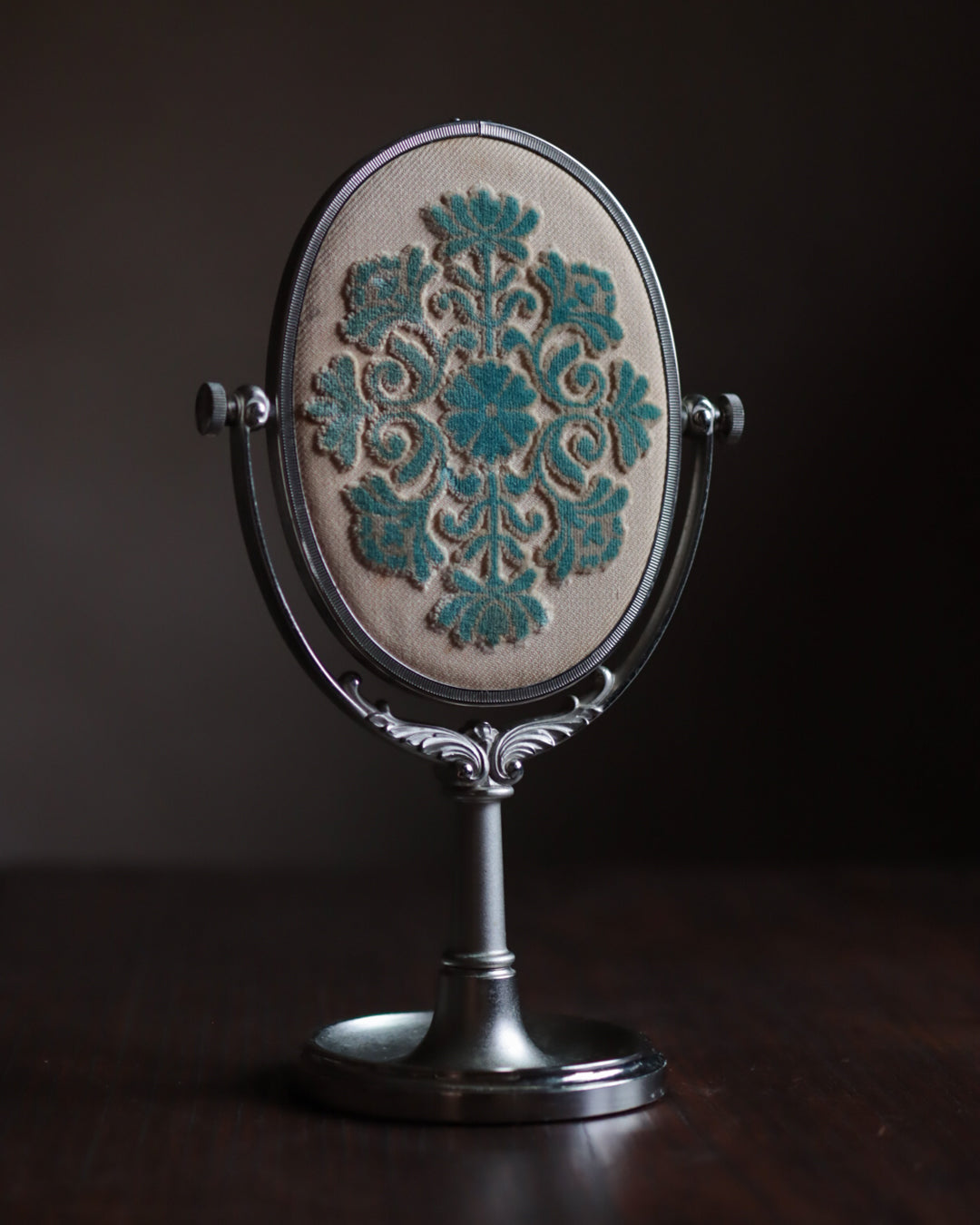 資生堂 SHISEIDO 壁掛け式鏡 アンティーク ノベルティ 資生堂 鏡 の