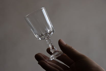 稜形切角水晶玻璃杯